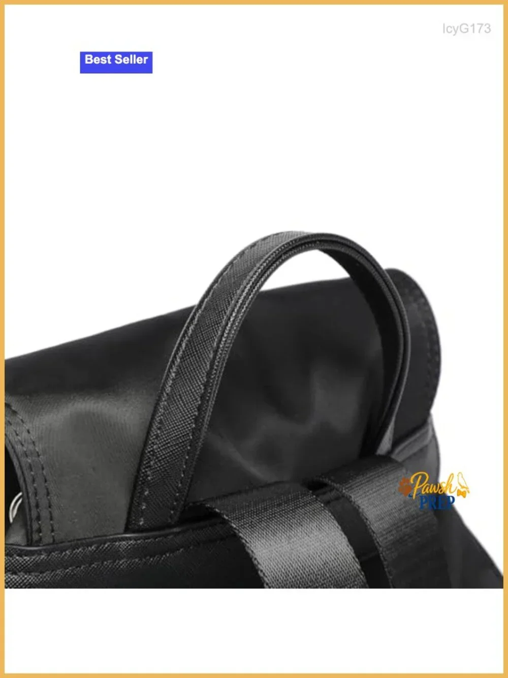 Lightweight Nylon Backpack with Multiple Pockets and Adjustable Straps